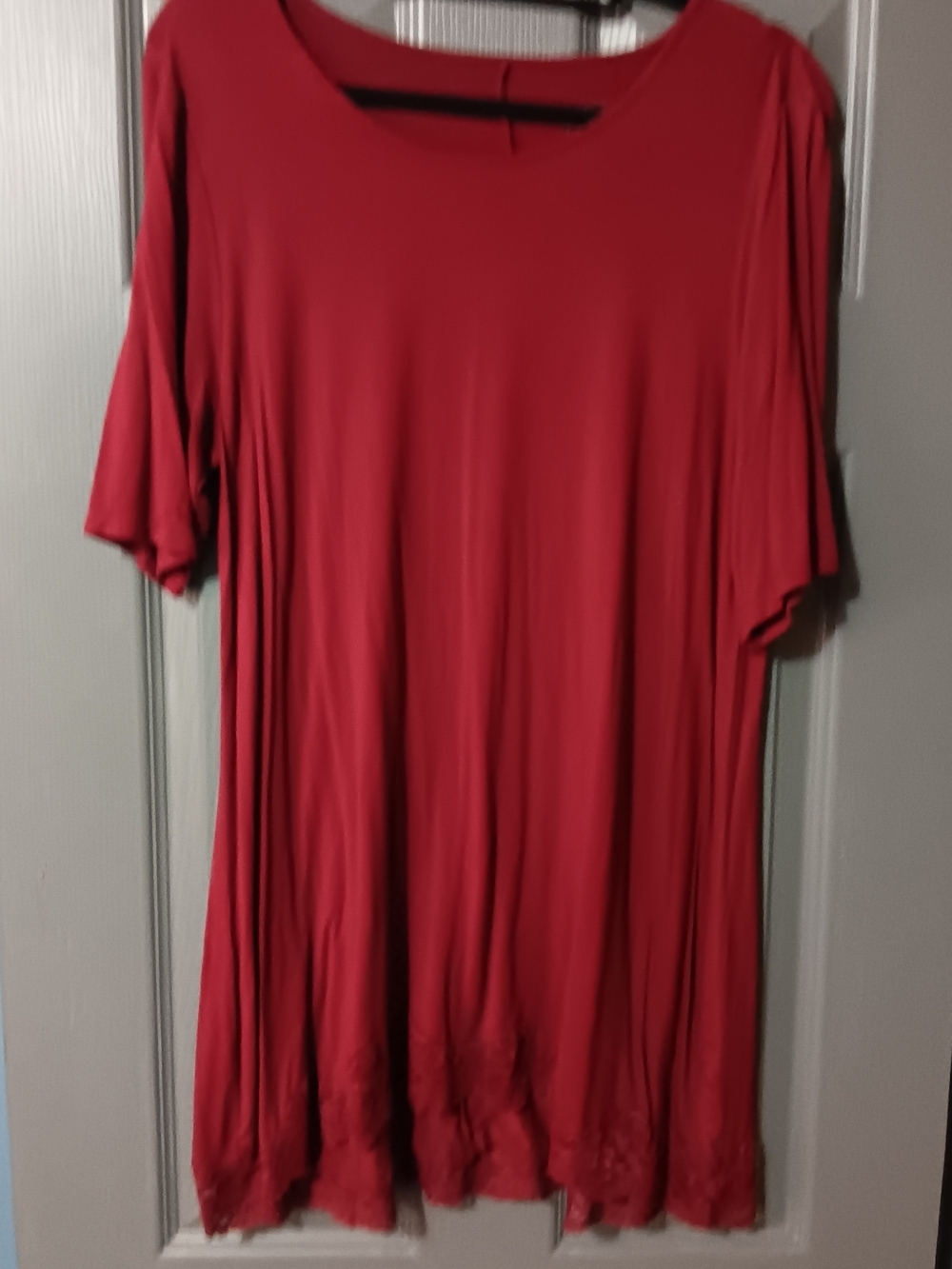 Torrid Women's Red Short-Sleeve Soft Tunic Top